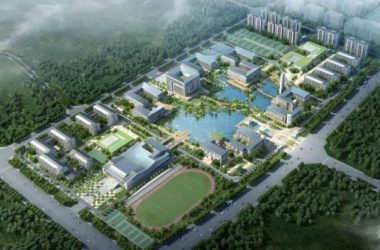 Sketchup学校模型|多层中小学学校，徽派教学楼，教育建筑，中式风格-BIM建筑网