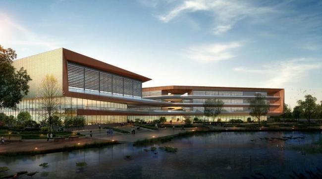 Sketchup学校模型|多层中小学学校，教学楼，教育建筑，现代风格