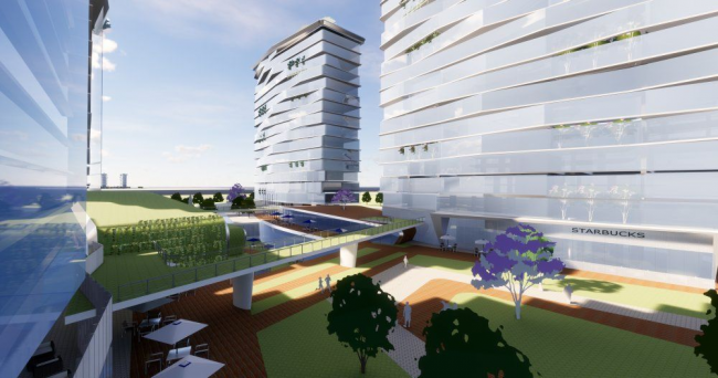 Sketchup住宅模型|高层住宅，现代风格，居住建筑