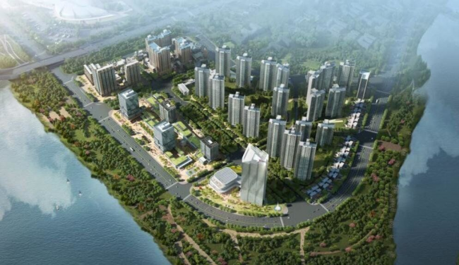 Sketchup综合体模型|高层商业综合体，办公写字楼，现代风格