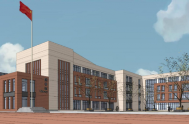 Sketchup学校模型|多层中小学学校，教育建筑，现代风格-BIM建筑网