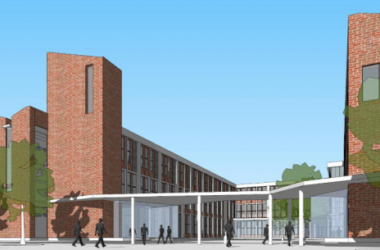 Sketchup学校模型|多层中小学学校，教育建筑，现代风格-BIM建筑网