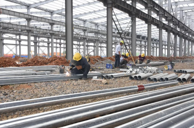 BIM与装配式|广西建工钢结构生产加工基地建设热火朝天