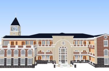 Sketchup住宅模型|多层幼儿园学校,教育建筑,欧式古典风格-BIM建筑网