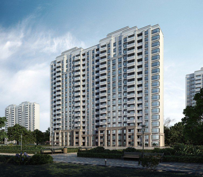 Sketchup住宅模型|高层住宅，现代风格，居住建筑，现代风格