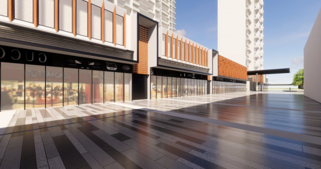 Sketchup商业模型|多层售楼处，商业建筑，现代风格