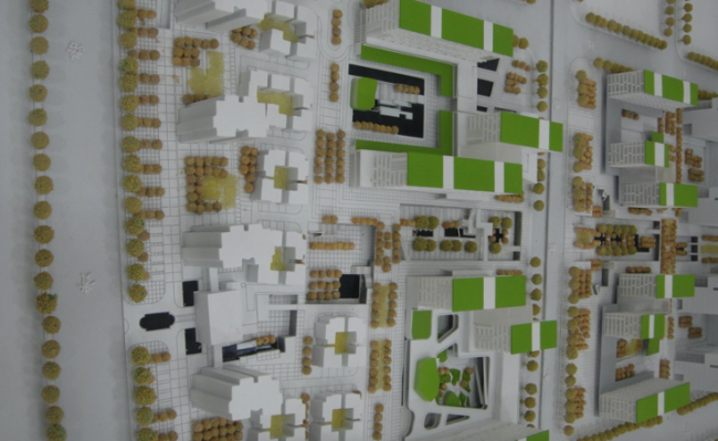 Sketchup住宅模型|上海虹桥万科，多层高层混合住宅小区，现代风格