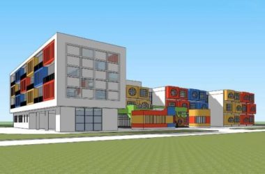 Sketchup学校模型|多层幼儿园学校，教育建筑，现代风格-BIM建筑网