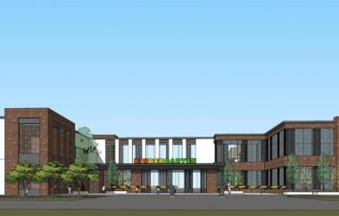 Sketchup学校模型|多层幼儿园学校，教育建筑，现代风格-BIM建筑网