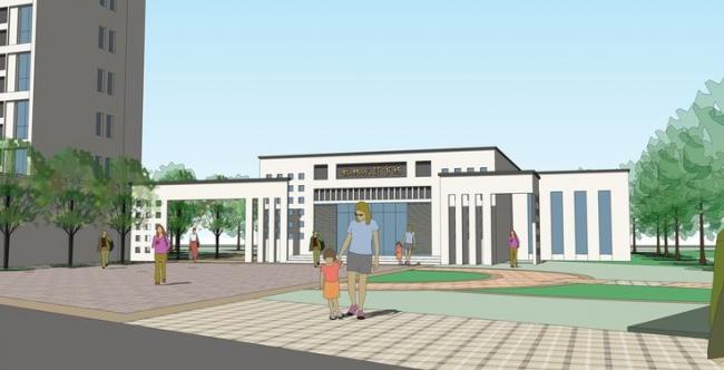 Sketchup住宅模型|多层住宅小区规划设计，居住建筑，中式风格