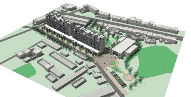 Sketchup住宅模型|多层住宅小区规划设计，居住建筑，中式风格