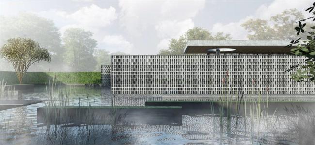 Sketchup商业模型|售楼处，现代风格，商业建筑