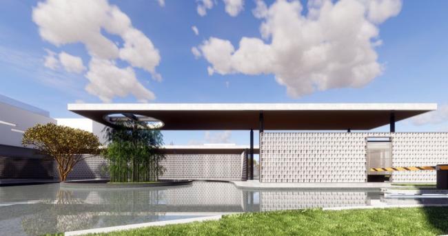 Sketchup商业模型|售楼处，现代风格，商业建筑