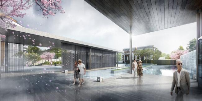 Sketchup商业模型|售楼处，现代风格，商业建筑