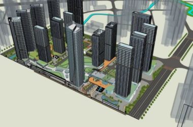 Sketchup住宅模型|超高层住宅小区,现代风格,居住建筑-BIM建筑网