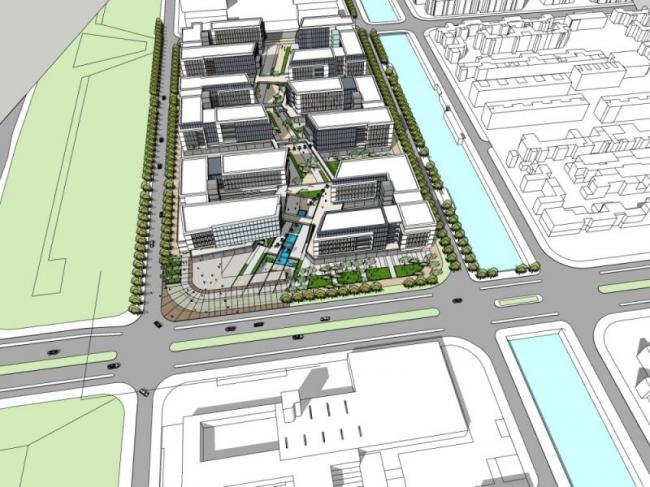 Sketchup住宅模型|多层住宅，居住建筑，现代风格