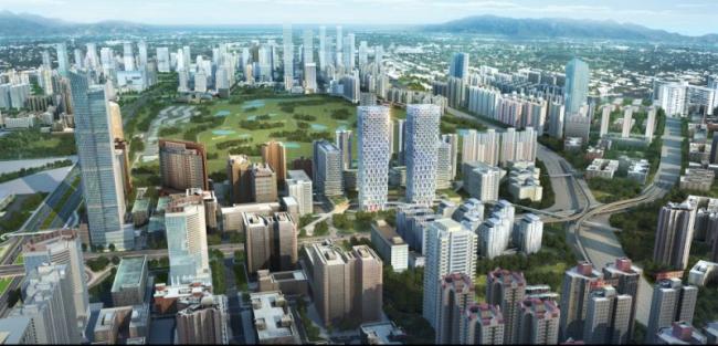 Sketchup综合体模型|超高层商业综合体，高层办公，现代风格