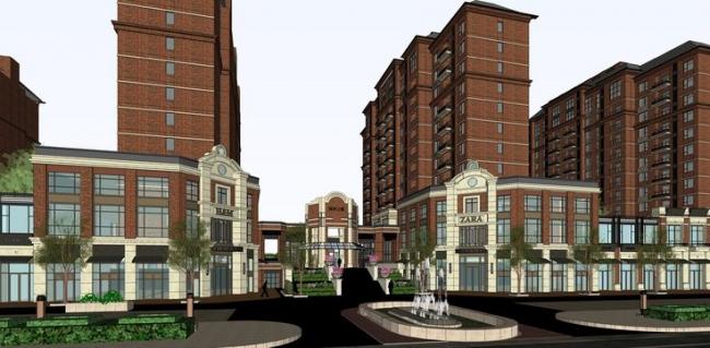 Sketchup住宅模型|高层住宅，古典风格，居住建筑