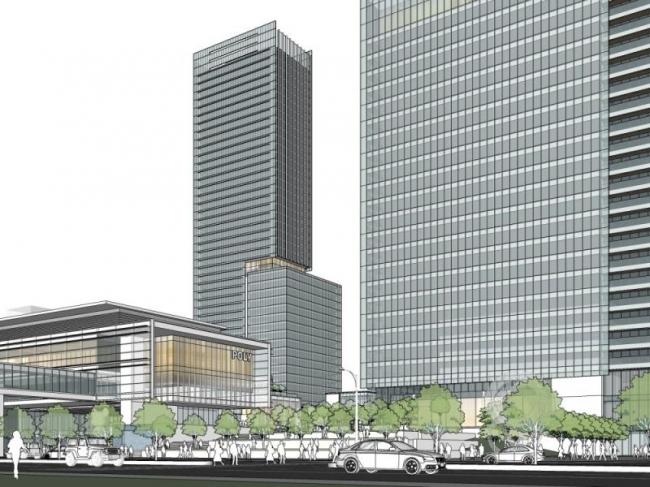 Sketchup综合体模型|高层商业综合体，现代风格