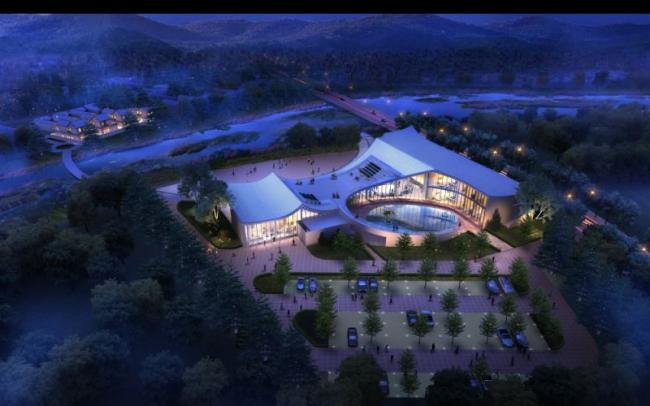 Sketchup商业模型|多层商业售楼处，现代风格