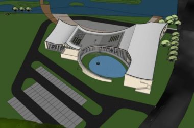 Sketchup商业模型|多层商业售楼处，现代风格-BIM建筑网