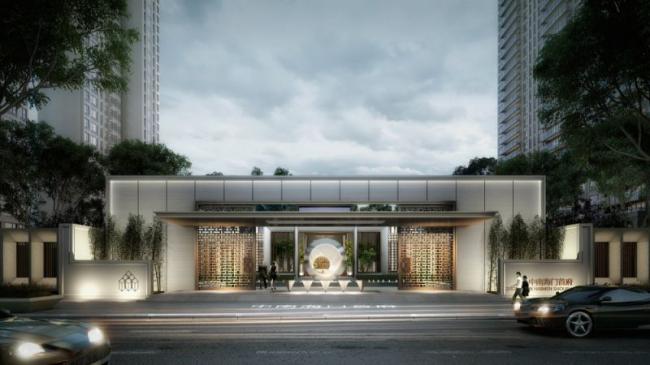 Sketchup商业模型|多层商业售楼处，现代风格