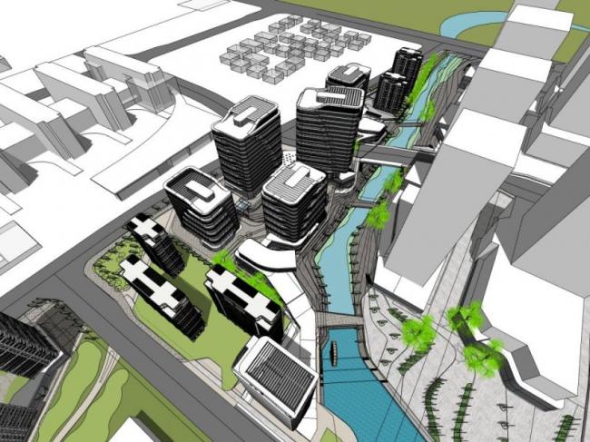 Sketchup住宅模型|高层住宅，现代风格，居住建筑