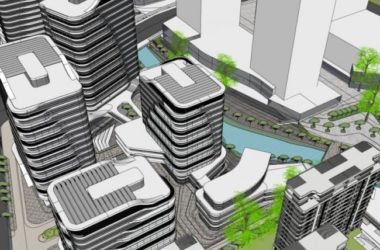 Sketchup住宅模型|高层住宅,现代风格,居住建筑-BIM建筑网