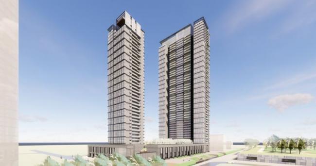 Sketchup住宅模型|超高层住宅，现代风格，居住建筑