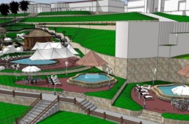 Sketchup酒店模型|多层温泉会所酒店，新古典风格-BIM建筑网