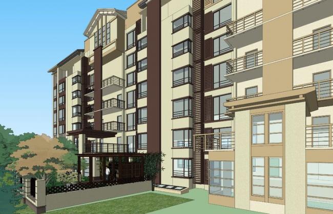 Sketchup住宅模型|日式枯山水庭院景观，多层住宅