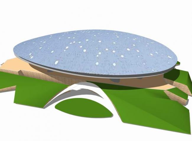 Sketchup文化模型|艺术展示中心 ，多层展览馆，现代风格，文化建筑