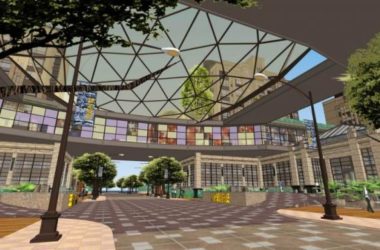 Sketchup景观模型|商业街景观，新古典风格-BIM建筑网