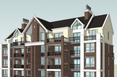 Sketchup住宅模型|小高层住宅,欧式风格,新古典风格,居住建筑-BIM建筑网