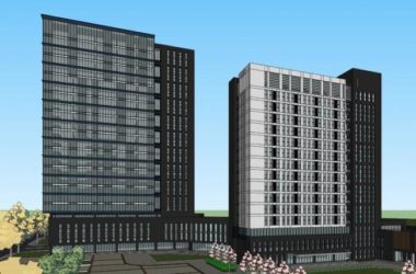 Sketchup办公模型|产业园科研楼，高层办公，现代风格-BIM建筑网