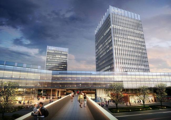 Sketchup办公模型|高层办公楼，写字楼，现代风格