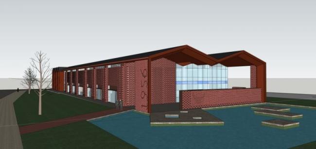 Sketchup商业模型|多层售楼处，现代风格，商业建筑