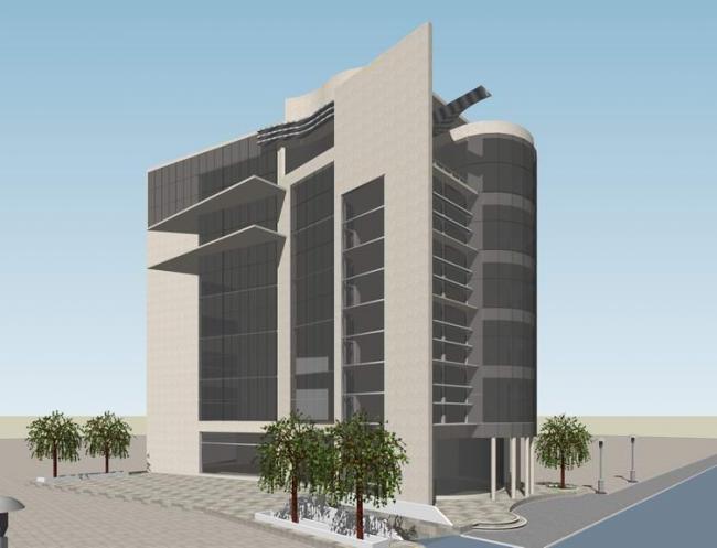 Sketchup办公模型|小型办公楼，高层写字楼，现代风格