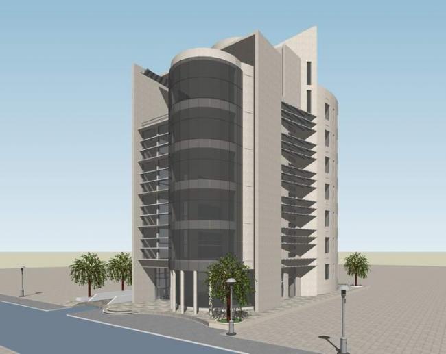 Sketchup办公模型|小型办公楼，高层写字楼，现代风格