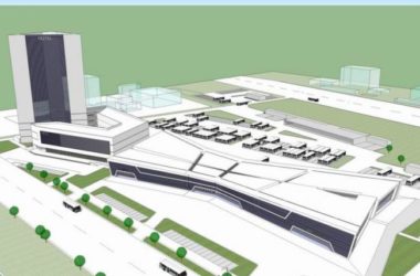 Sketchup车站路桥|多层高层混合汽车站，高层办公，现代风格，交通建筑-BIM建筑网