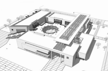 Sketchup文化模型|多层展览馆展示中心博物馆，现代风格，文化建筑-BIM建筑网