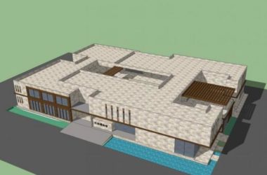 Sketchup文化模型|多层展览馆展示中心博物馆，现代风格，文化建筑-BIM建筑网