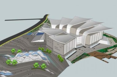 Sketchup文化模型|多层展览馆展示中心博物馆，现代风格，文化建筑-BIM建筑网