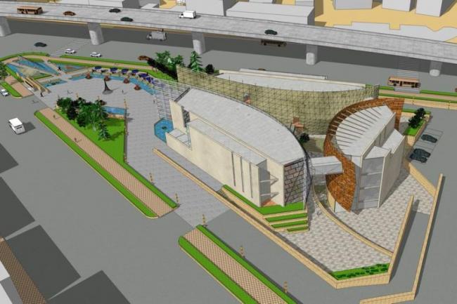 Sketchup文化模型|武汉城市意向博物馆，多层展览馆展示中心，现代风格，文化建筑