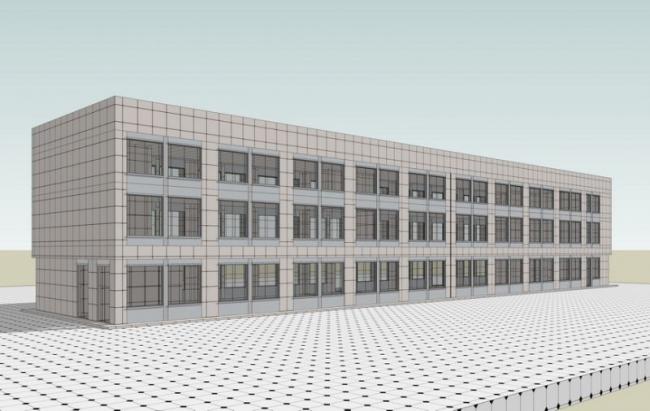 Sketchu工业厂房|多层食堂，现代风格