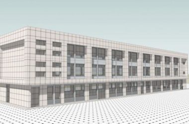 Sketchu工业厂房|多层食堂，现代风格-BIM建筑网