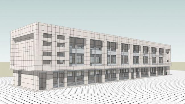 Sketchu工业厂房|多层食堂，现代风格