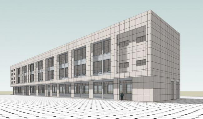 Sketchu工业厂房|多层食堂，现代风格