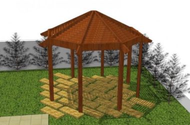 Sketchup小品模型|凉亭景观亭子，小品，现代风格-BIM建筑网