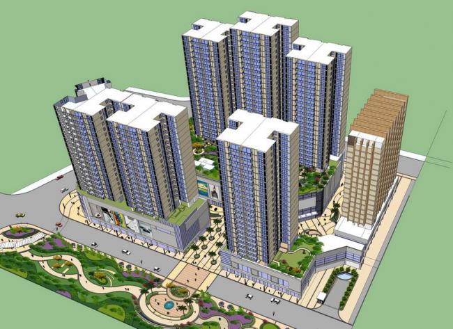 Sketchup景观模型|住宅小区景观，屋顶花园景观，现代风格